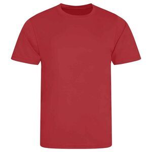 AWDis Cool Unisex Adult Smooth T-Shirt / Fire Red